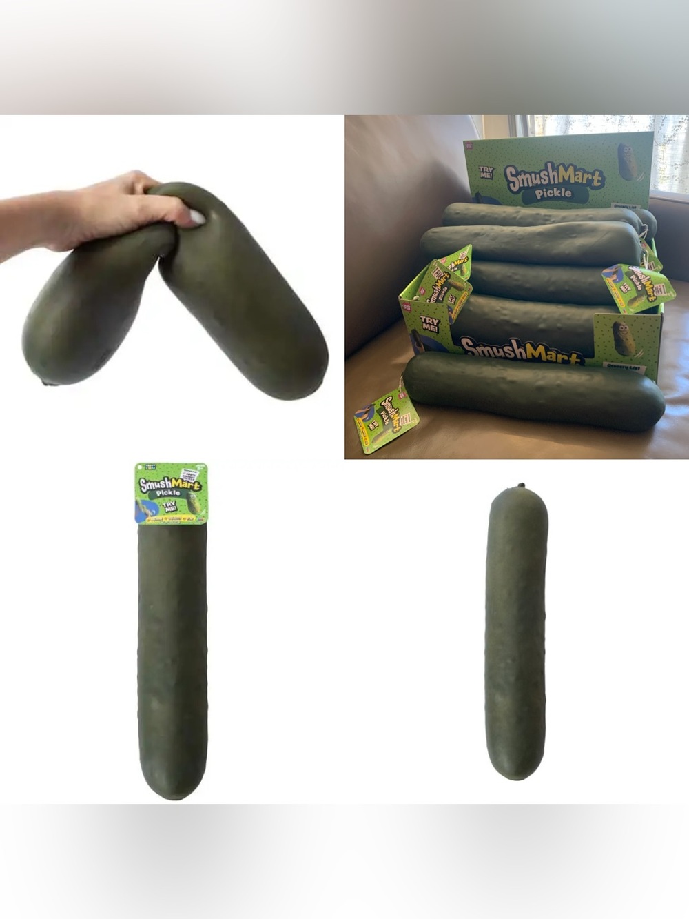 JUMBO Squishy 15-Inch Pickle 🥒 by RMS
SmushMart